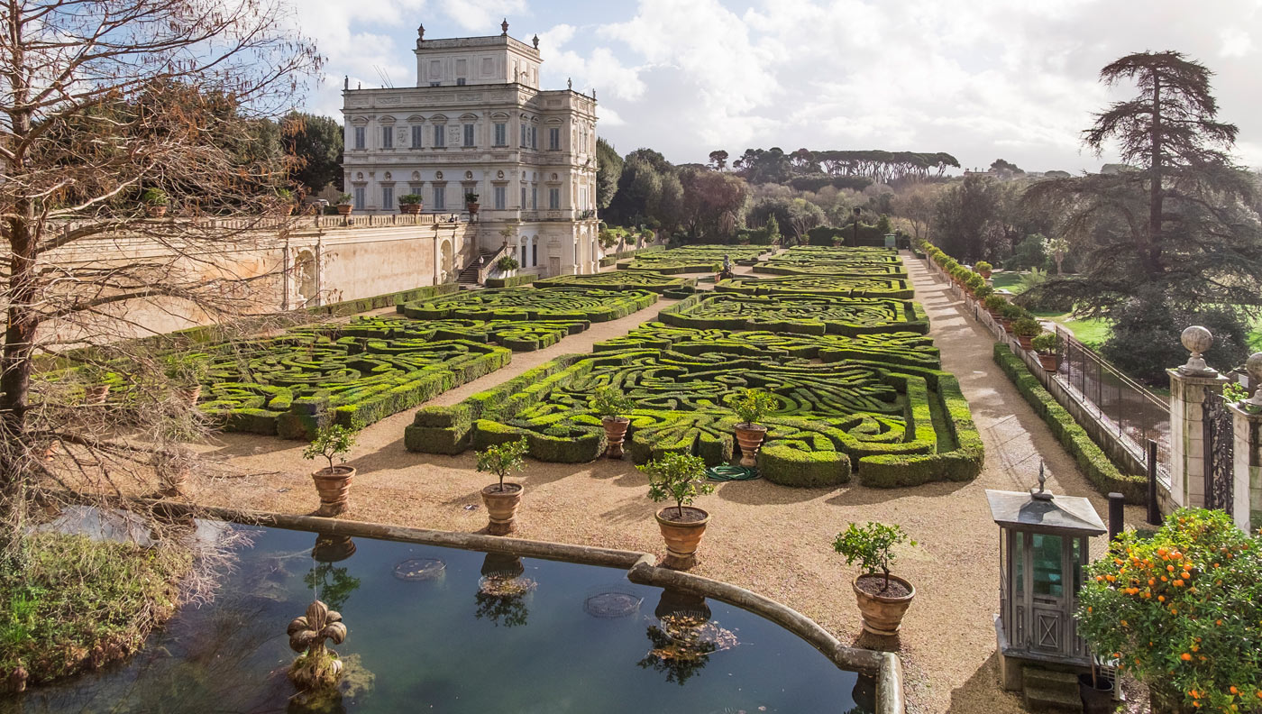 villa pamphili giardini roma monteverde